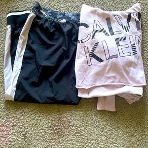 Calvin Klein mauve pink jogger set